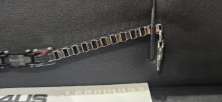 Bracciale Cesare Paciotti 4us Uomo Nero Argento