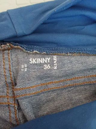 2 Pantalones premamá vaqueros (C&A y Kiabi)