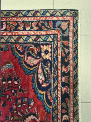 Tappeto Persiano Antico Lilian 138x100 cm