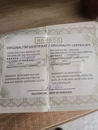 Reloj Barbos automatico