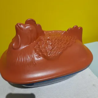 Pentola in terracotta per pollo