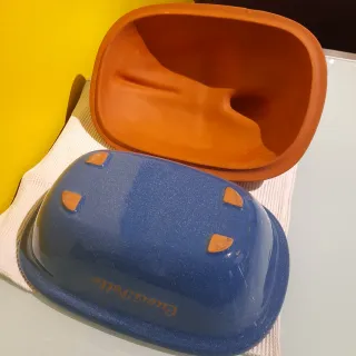 Pentola in terracotta per pollo