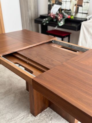 Mesa comedor extensible madera