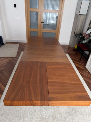 Mesa comedor extensible madera
