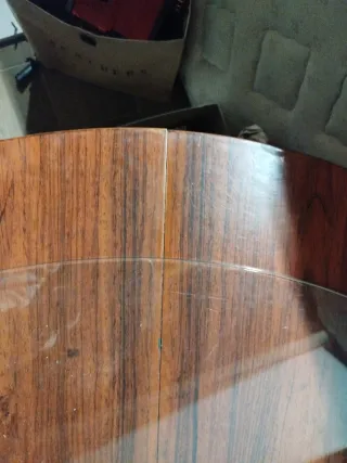 Cristal 110cm + mesa redonda