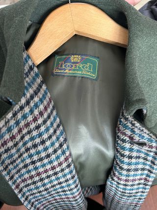 Abrigo Loden clásico verde