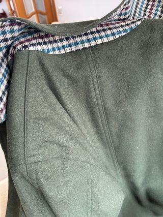 Abrigo Loden clásico verde