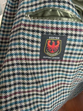 Abrigo Loden clásico verde