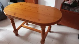 TAVOLO IN LEGNO MASSELLO PER SOGGIORNO 85 EURO