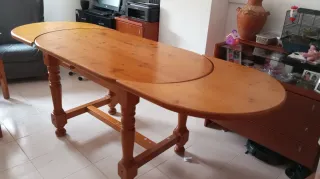 TAVOLO IN LEGNO MASSELLO PER SOGGIORNO 85 EURO