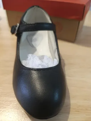 Zapatos Flamenca Niña Negros