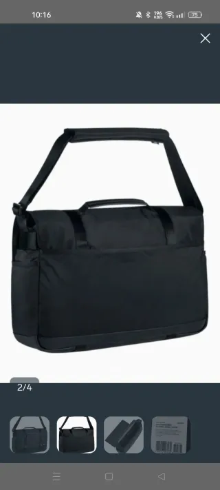 Maletín Nike Eugene Negro