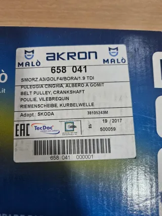 Polea cigüeñal grupo volkswagen