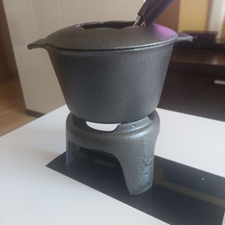 Set Fondue de hierro IMF + Quemador + 6 pinchos