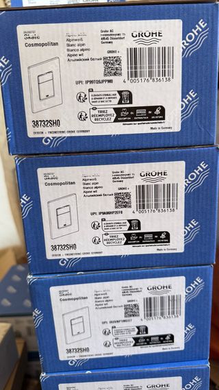 Grohe Skate Cosmopolitan placca comando bianco