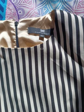 Vestido Elisabetta Franchi Rayas