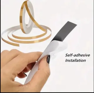 Cinta decorativa dorada para puertas pisos ventana