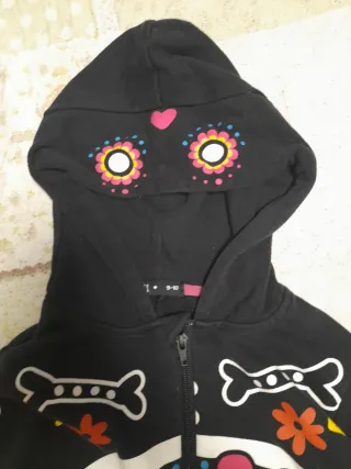 Pijama/Disfraz Negro Multicolor