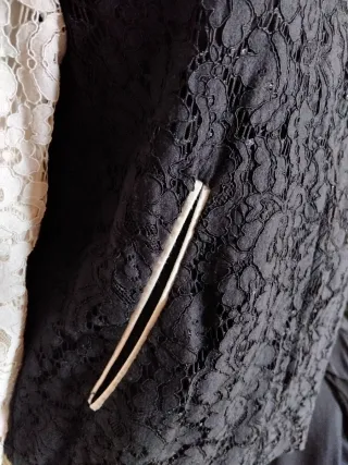 Chaqueta Bomber Encaje Mujer