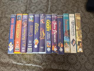 Lote Películas Disney VHS Clásicos (5€ unidad)