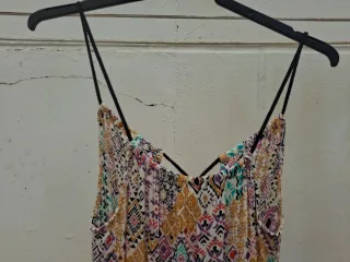 Vestido estampado étnico T 36. Medidas en descripc