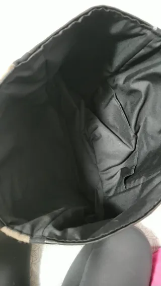 Bolso de mano con estampado de cuadros