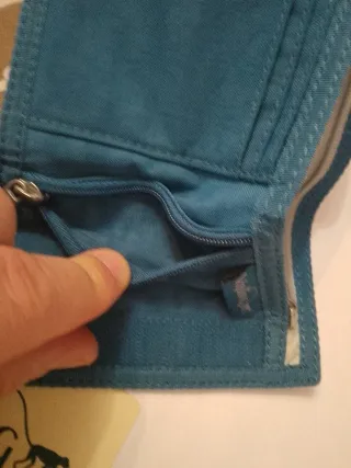 Portafoglio Kipling tessuto blu