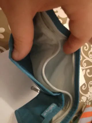 Portafoglio Kipling tessuto blu