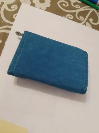 Portafoglio Kipling tessuto blu