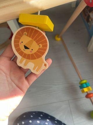 Gimnasio actividades bebé madera