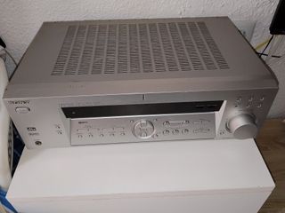 Amplificador y Radio Sony Plata