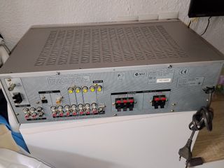 Amplificador y Radio Sony Plata