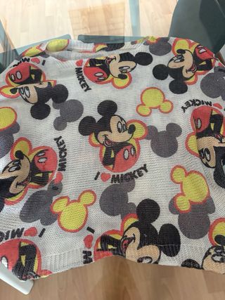 Camiseta M/L Fina Mickey Mujer