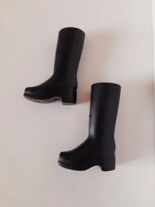 stivali neri da biker originali Barbie Flavas 2003