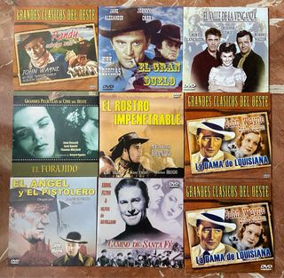 DVD Clásicos del Oeste - John Wayne y otros