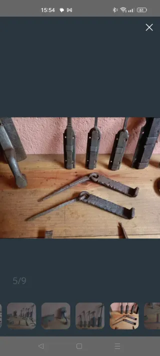 Cierres antiguos de hierro forjado