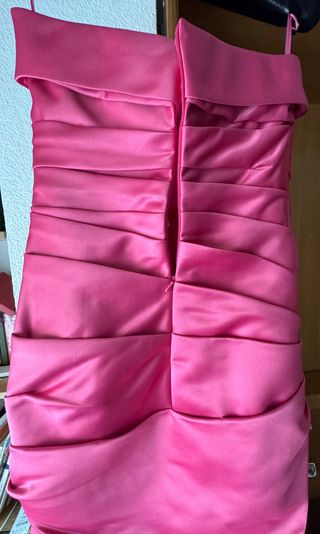 Vestido fiesta Pronovias rosa talla S/38