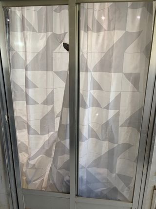 Puerta de aluminio con doble medida 190* 110 con