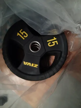 Discos Olímpicos Ziva 15kg (2uds) - 50mm