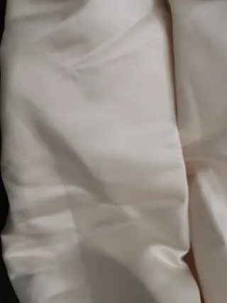 Vestido de Novia Beige/Blanco