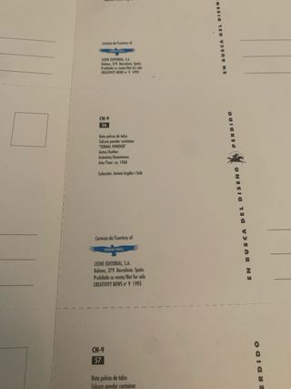 Cartoline Antiche Talco in Polvere (1993)