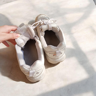 Scarpe Fila beige/bianche taglia 37 usate