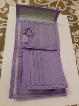 Portafoglio Kipling tessuto viola