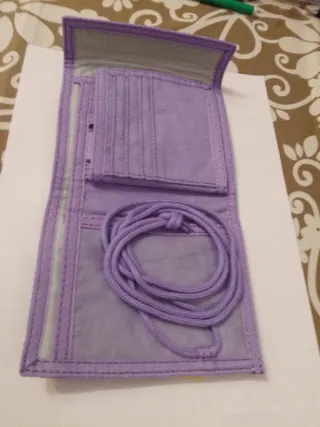 Portafoglio Kipling tessuto viola