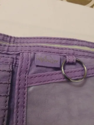 Portafoglio Kipling tessuto viola