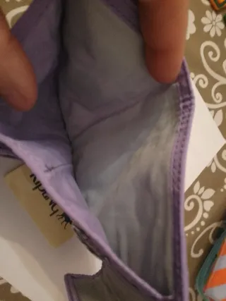 Portafoglio Kipling tessuto viola