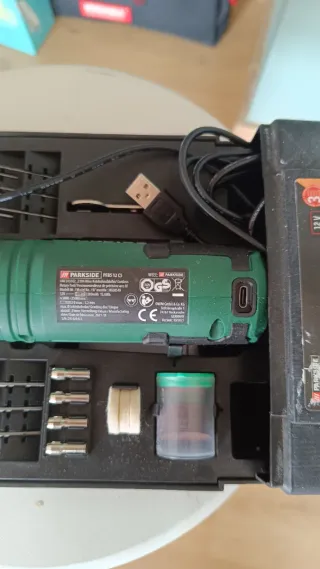 Mini Amoladora Parkside PFRS 12 CS