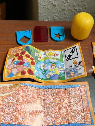 5 Figuras Kinder Mixart + Huevo y BPZ