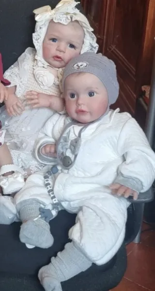 Muñeca Reborn pelo pintado