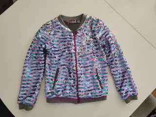 Sudadera Desigual Lentejuelas Multicolor Talla 7/8